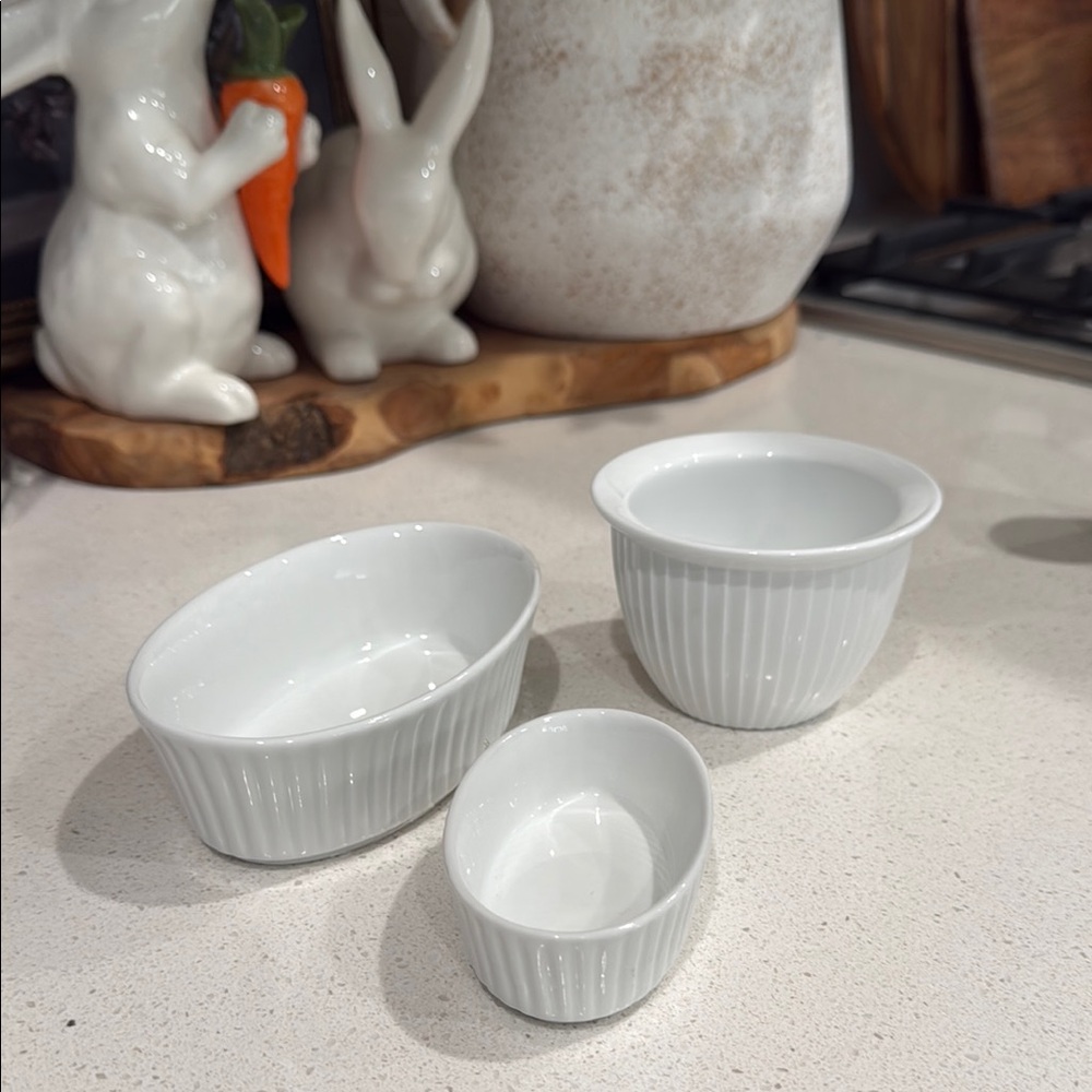 White Ceramic Ramekin Set